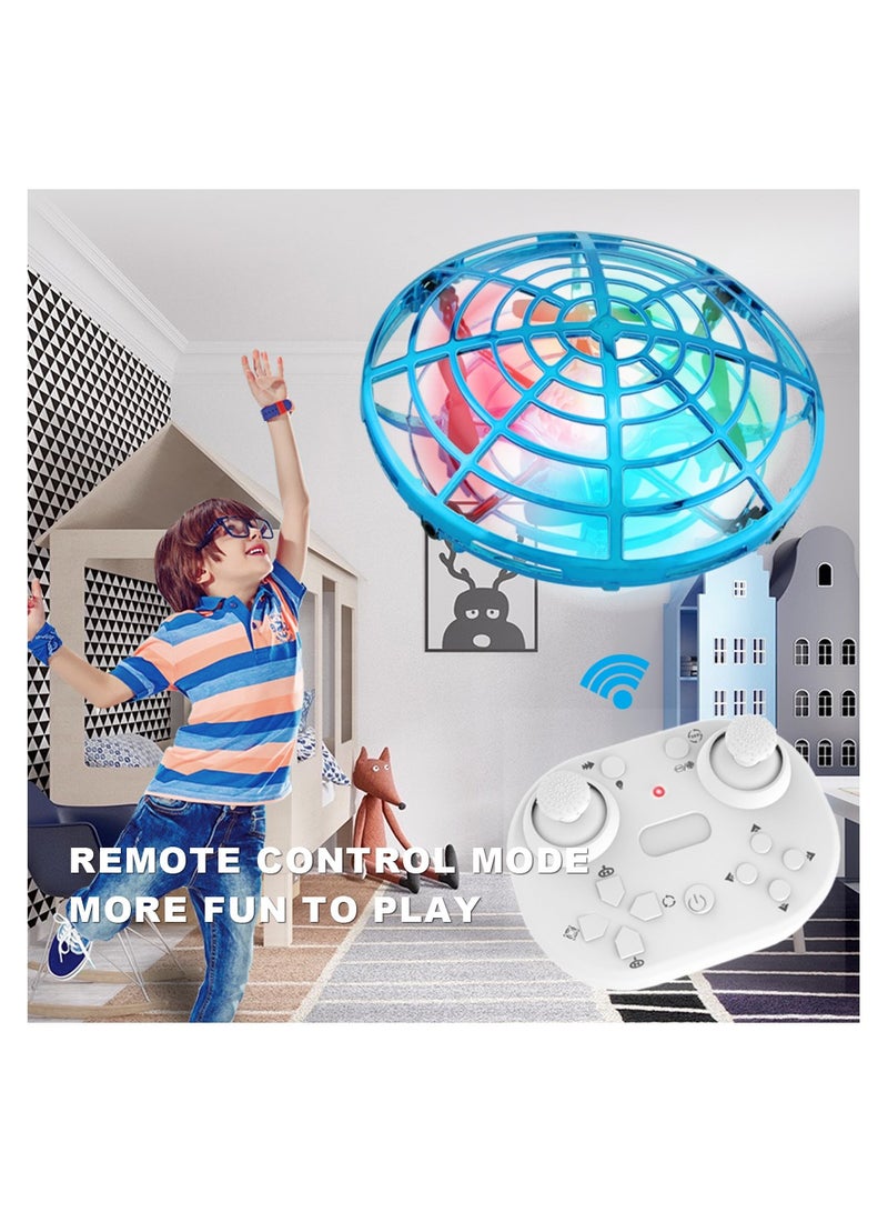 هوديوس طائرة درون موجه عن بعد للأطفال، طائرة يوفو مصغرة، لعبة طائرة طائرة رائعة، هدايا لعيد الميلاد أو المناسبات للأطفال مع 5 أجهزة استشعار لتجنب العقبات، 3 أوضاع سرعة، رحلة ثابتة، دوران 360 درجة. - Image 2